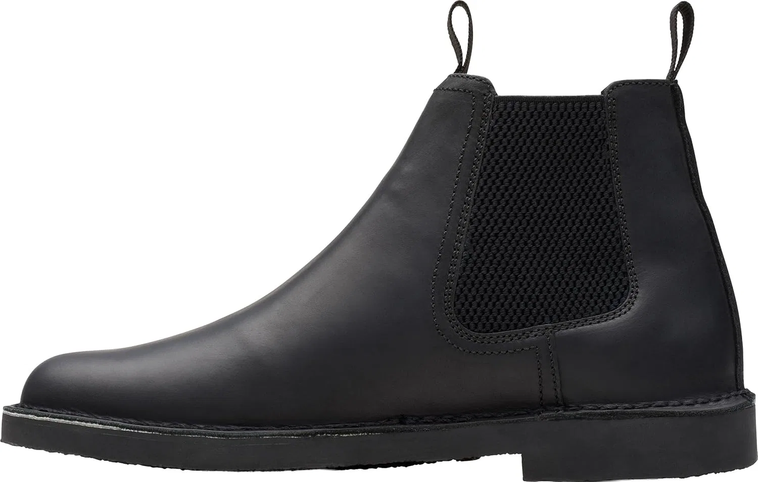 Мужские ботинки Clarks Shepton Easy Chelsea, Black Leather — фото 3