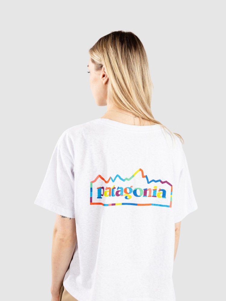 Футболка Patagonia Unity Fitz Easy Cut Responsibili T-Shirt, white — фото 4