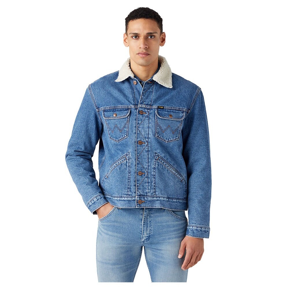 

Куртка Wrangler 124MJ Sherpa, синий