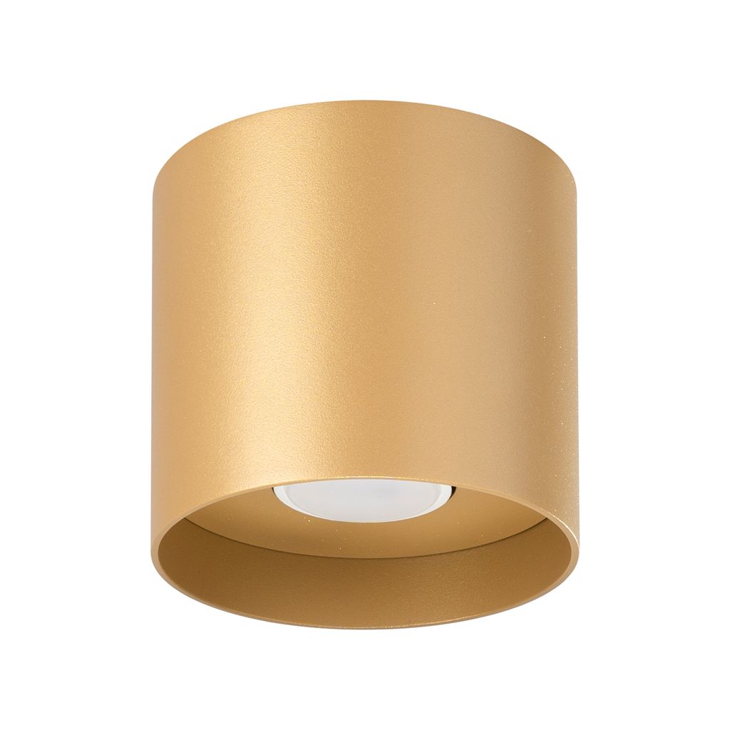 

Потолочный светильник MIKA gold 1xGU10 10Вт алюминий 11x12x12см Sollux Lighting, золото