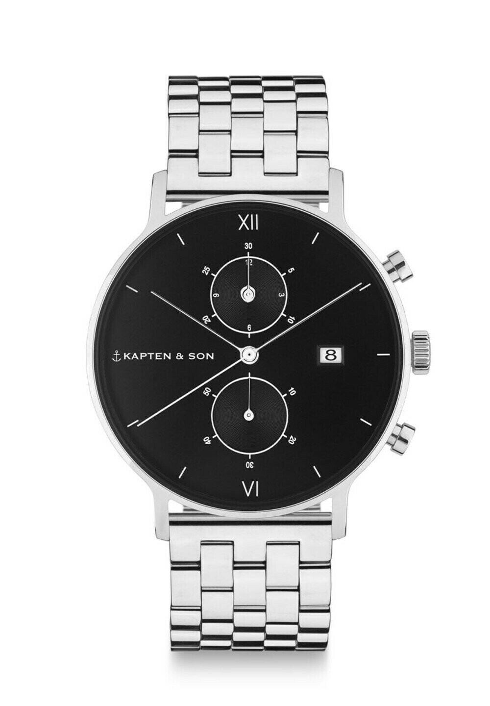 

Хронограф Chrono Kapten & Son, цвет silver coloured black