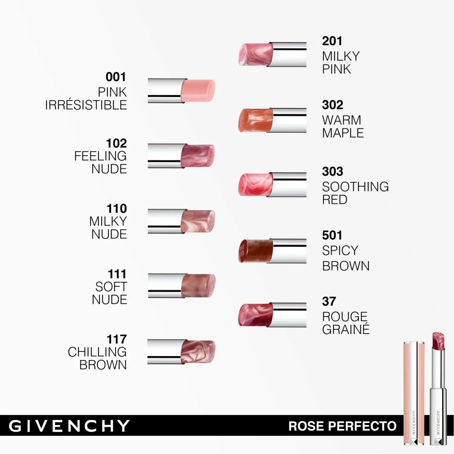 Блеск для губ Rose Perfect Givenchy Beauty, (501) Spicy Brown — фото 2