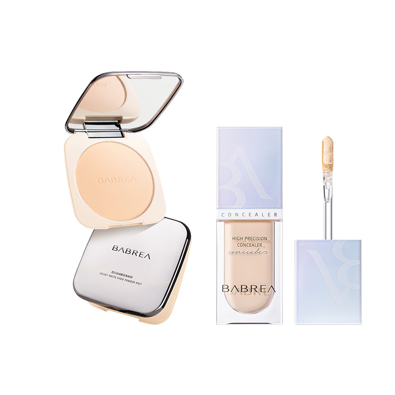 Пудра для фиксации макияжа BABREA Velvet Mist и консилер, № 23 Naturally — фото 2