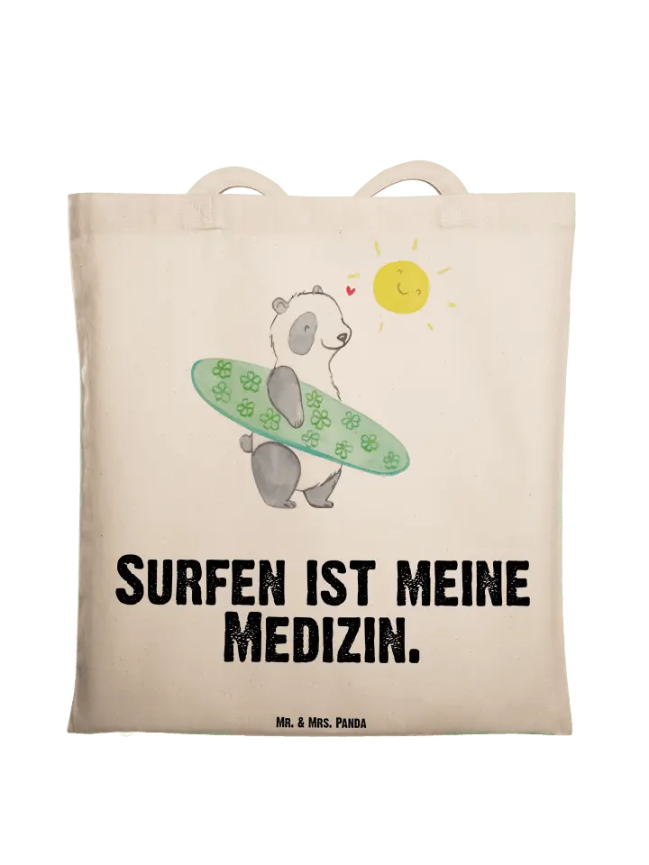

Сумка для переноски Mr & Mrs Panda Panda Surfen, кремовый