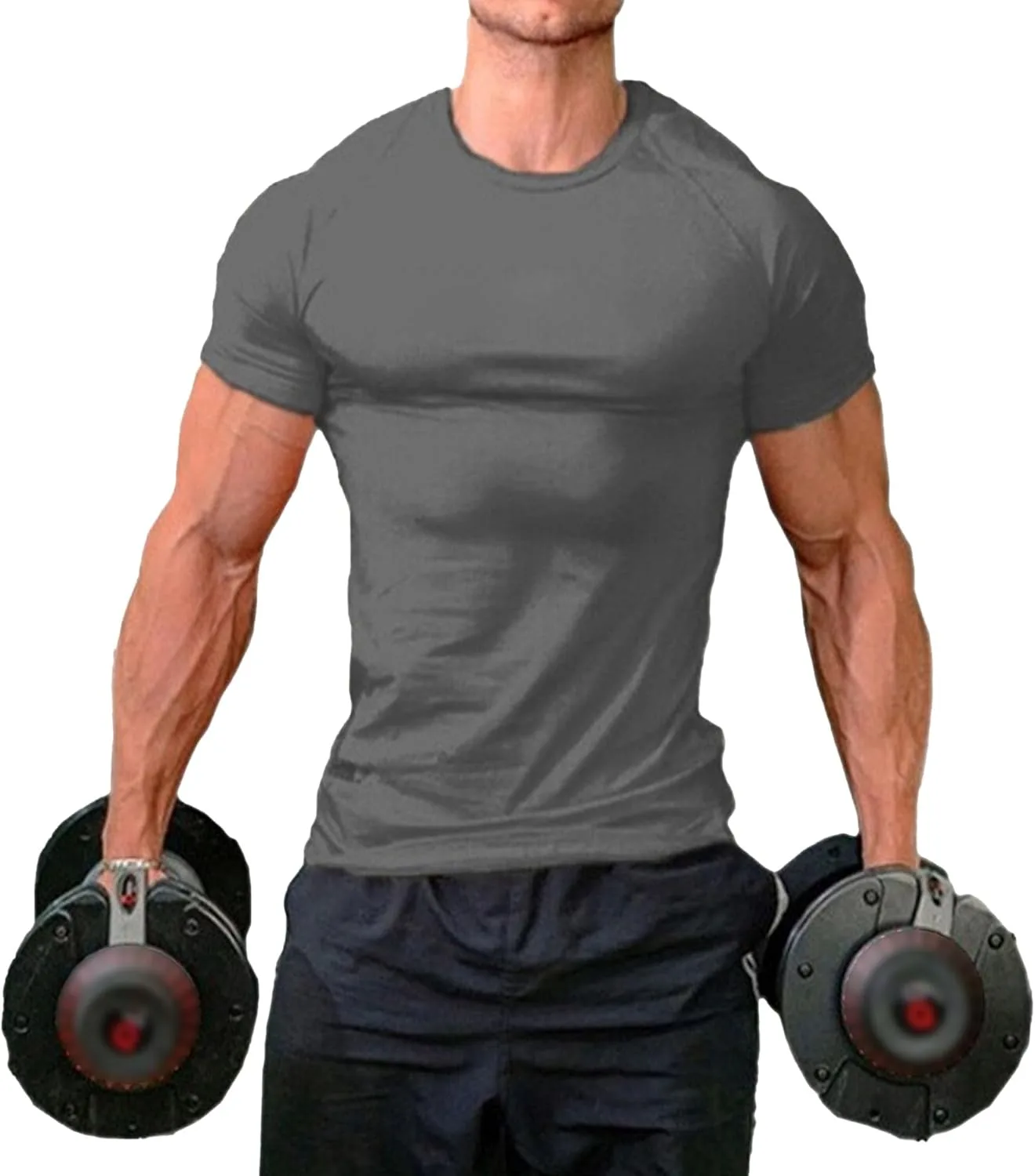 

Футболка Muscle Slim Fitted Crewneck для мужчин VgueElegc