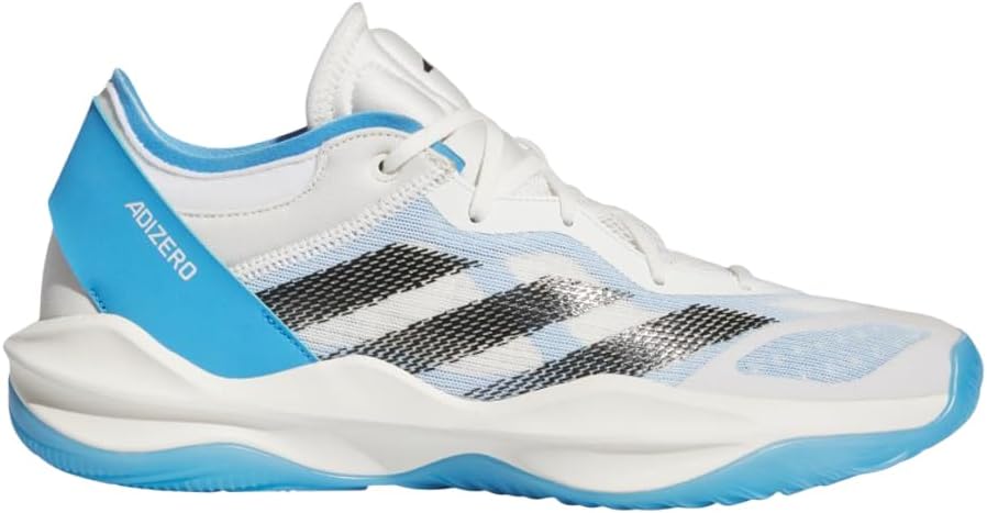 Кроссовки Adidas Unisex-Adult Adizero Select 2.0 Low, белый/черный/синий — фото 2