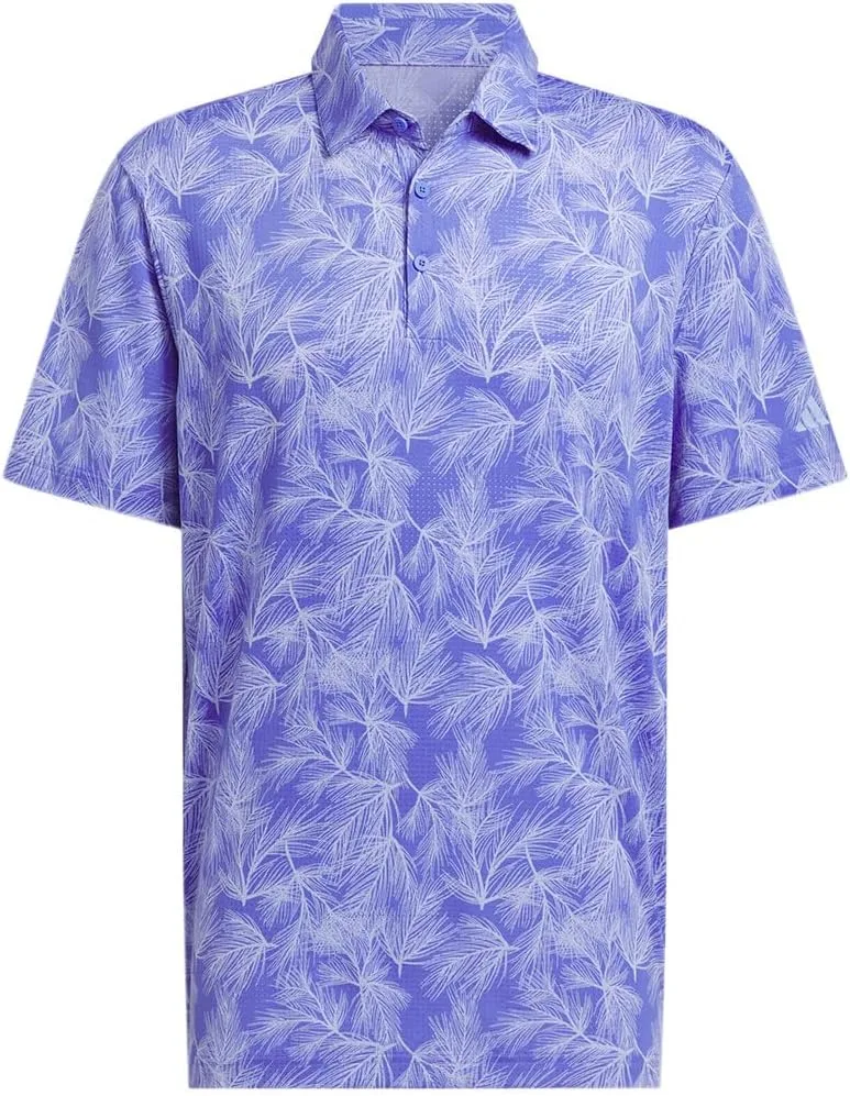 

Adidas мужская поло Ultimate365 с сетчатым принтом