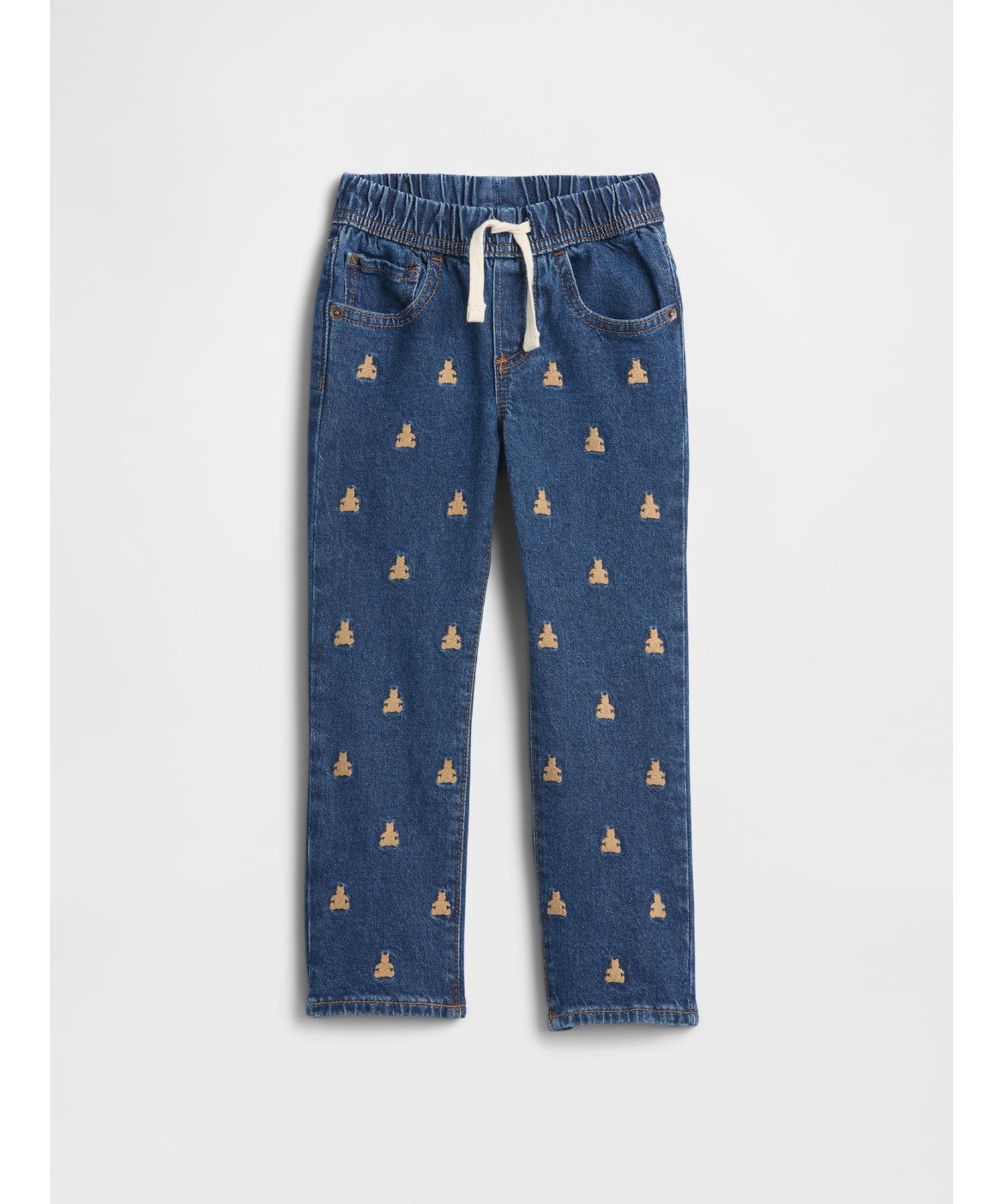 Джинсы babyGap Pull-On Original Straight Denim Gap, MEDIUM_WASH