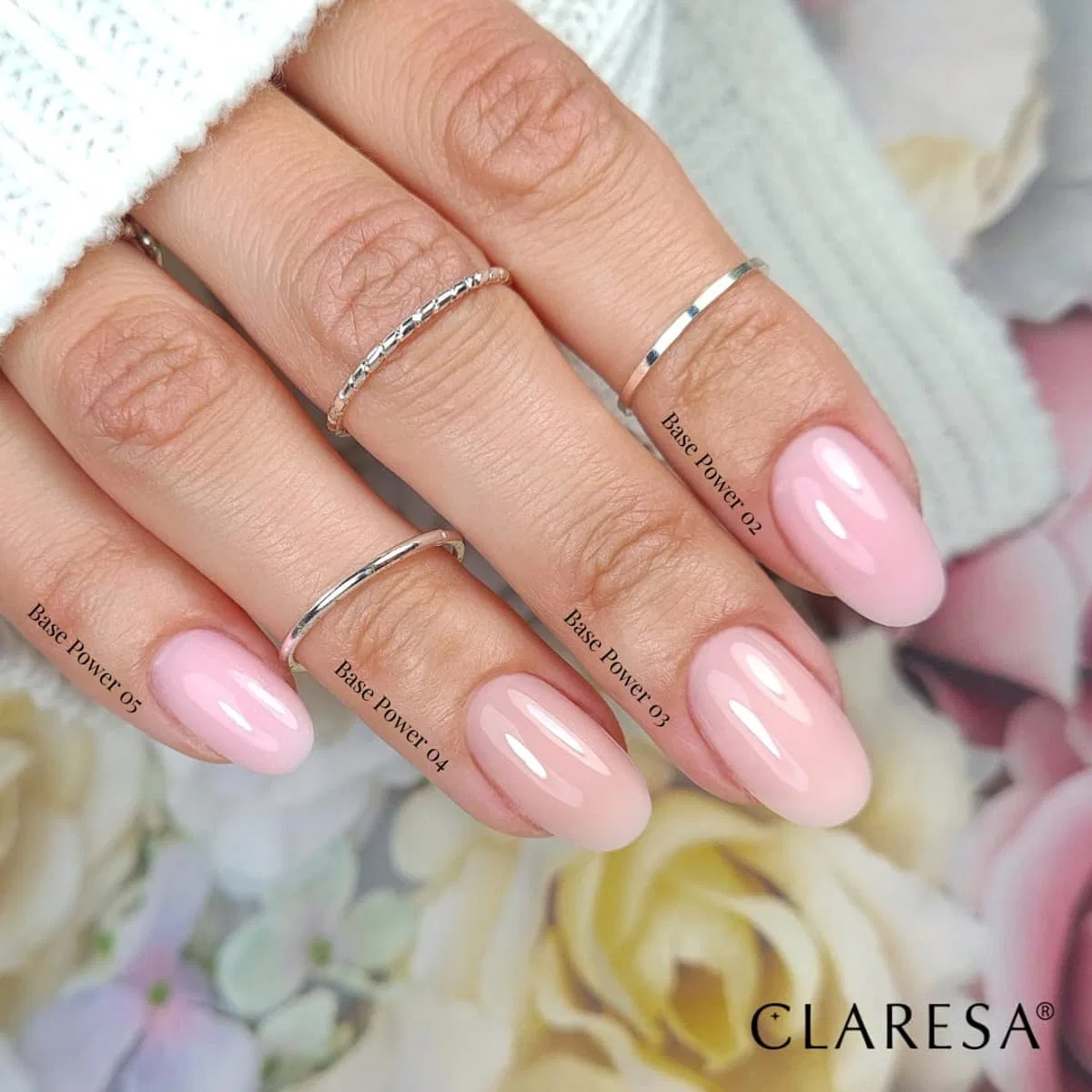 Гибридная база Claresa Base Power Base Light Pink 02, 5 г Claresa — фото 4