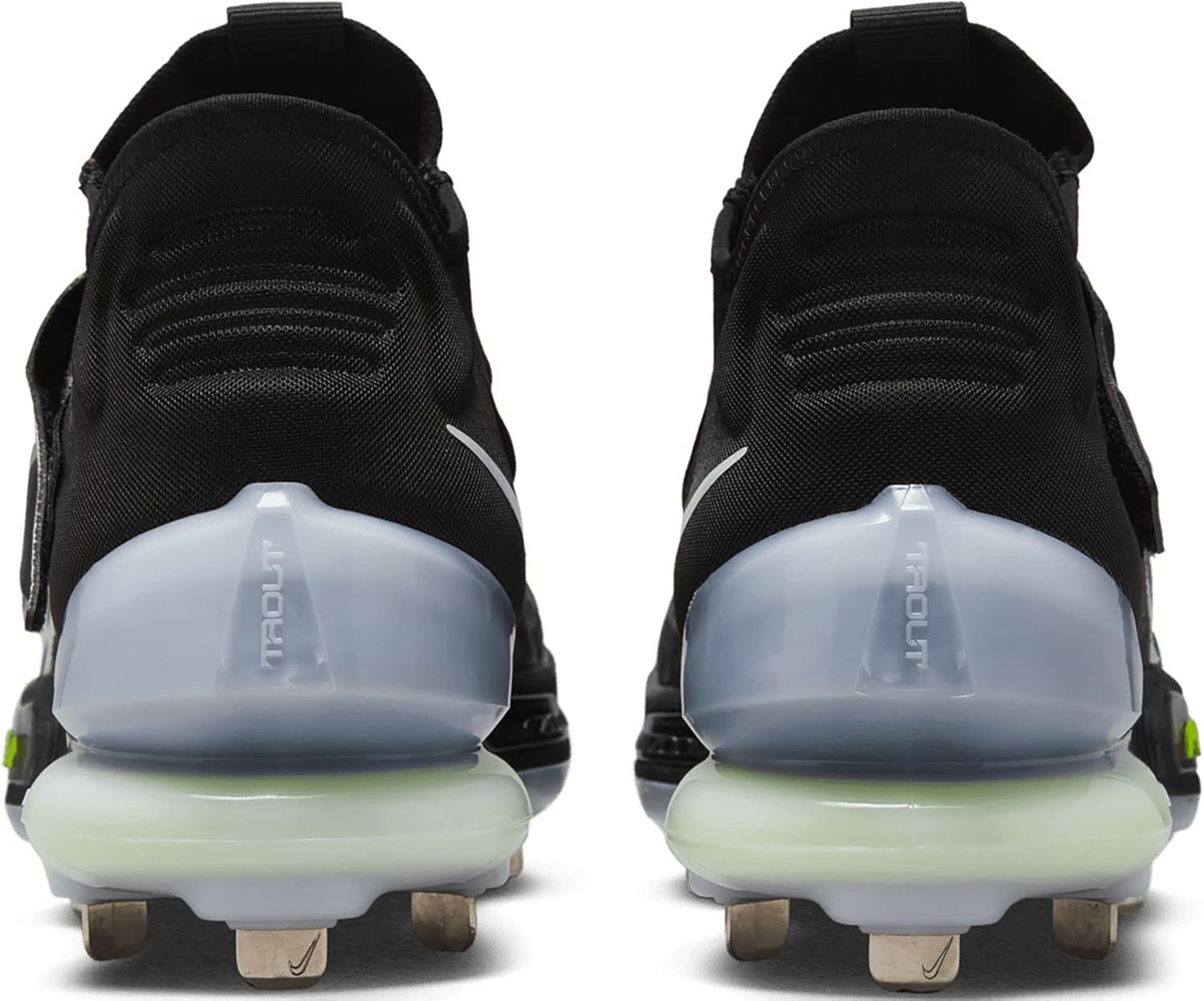 Мужские бейсбольные бутсы Nike Force Zoom Trout 8 Elite с металлическими шипами, белый/черный/серый/темно-серый/светло-серый — фото 3