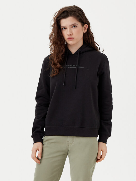 

Толстовка обычного кроя Institutional Graphic J20J225494 Calvin Klein Jeans, черный