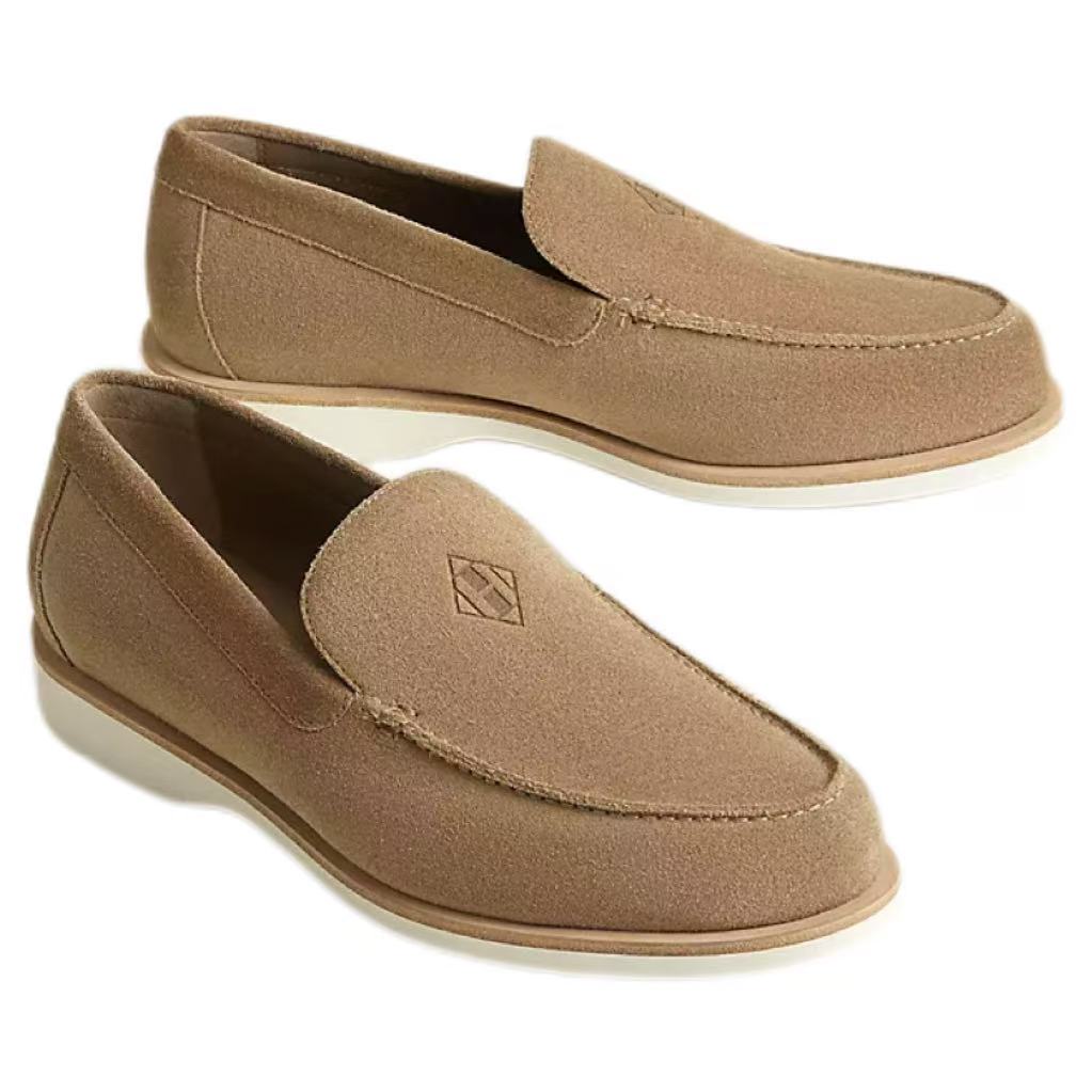Повседневные ботинки мужские beige HERMES, бежевый — фото 4