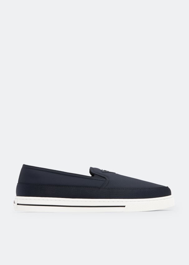 

Кроссовки Prada Nylon Slip-On, синий