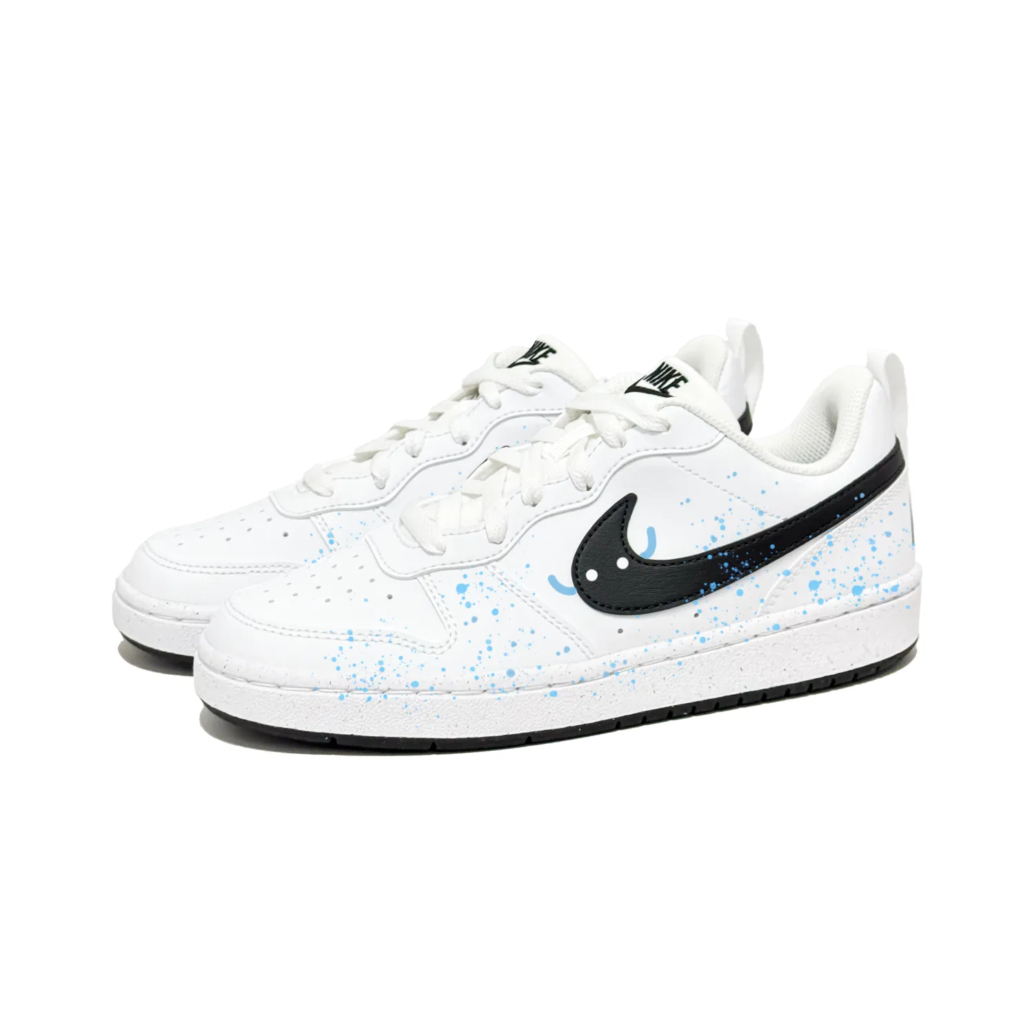 Кроссовки для скейтбординга детские Nike Court Borough Swim синие — фото 4