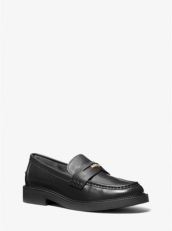 Кожаные лоферы Eden Michael Kors, черный