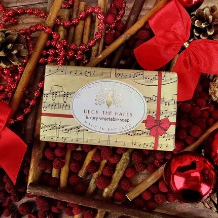 Мыло «Праздничное» The English Soap Company 190г Deck the Halls Глинтвейн — фото 2