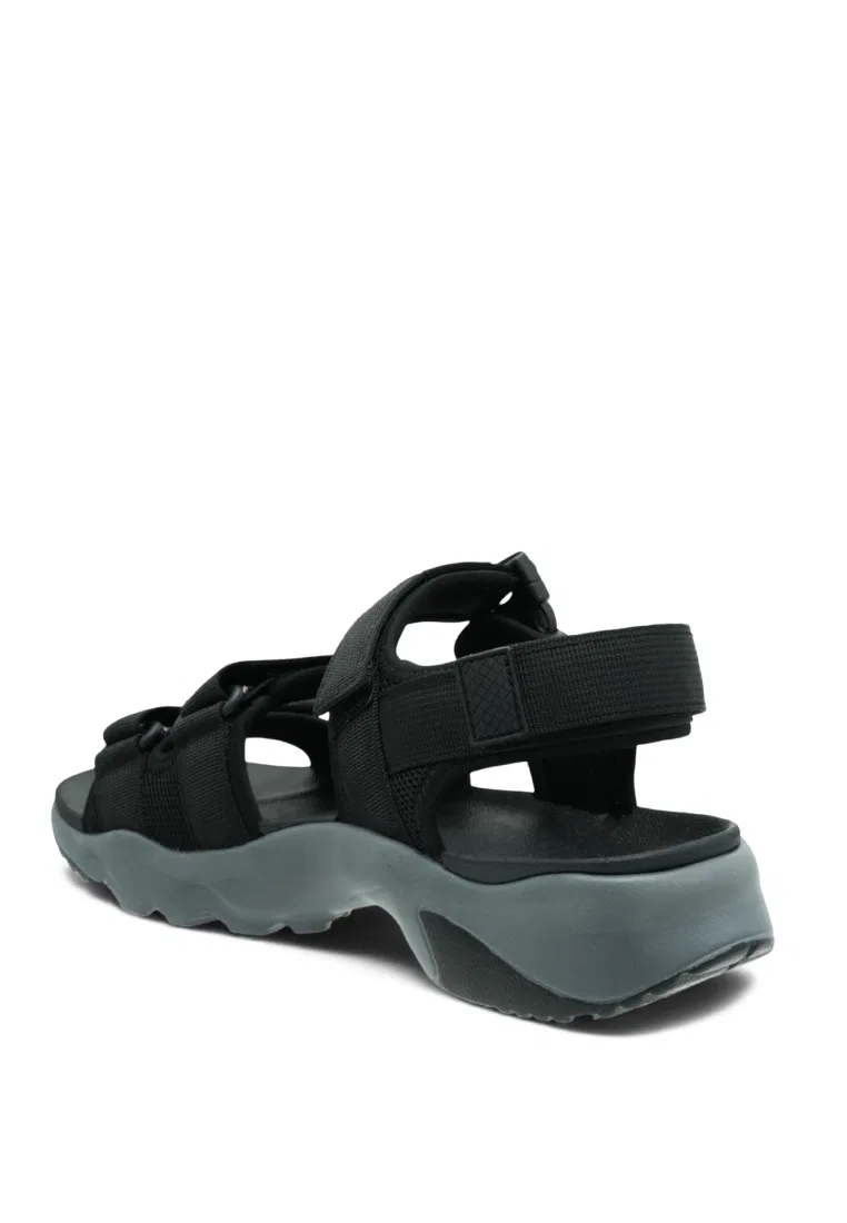 Мужские сандалии, slip-on, искусственная кожа, модель 260141281 Louis Cuppers, черный — фото 3