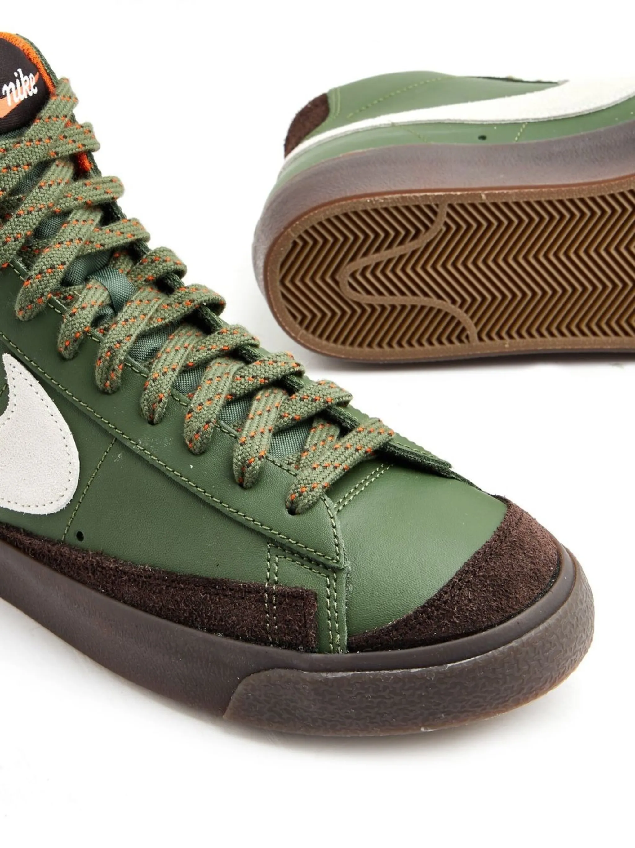Кеды Blazer Mid 77 Vintage Nike, зеленый — фото 3