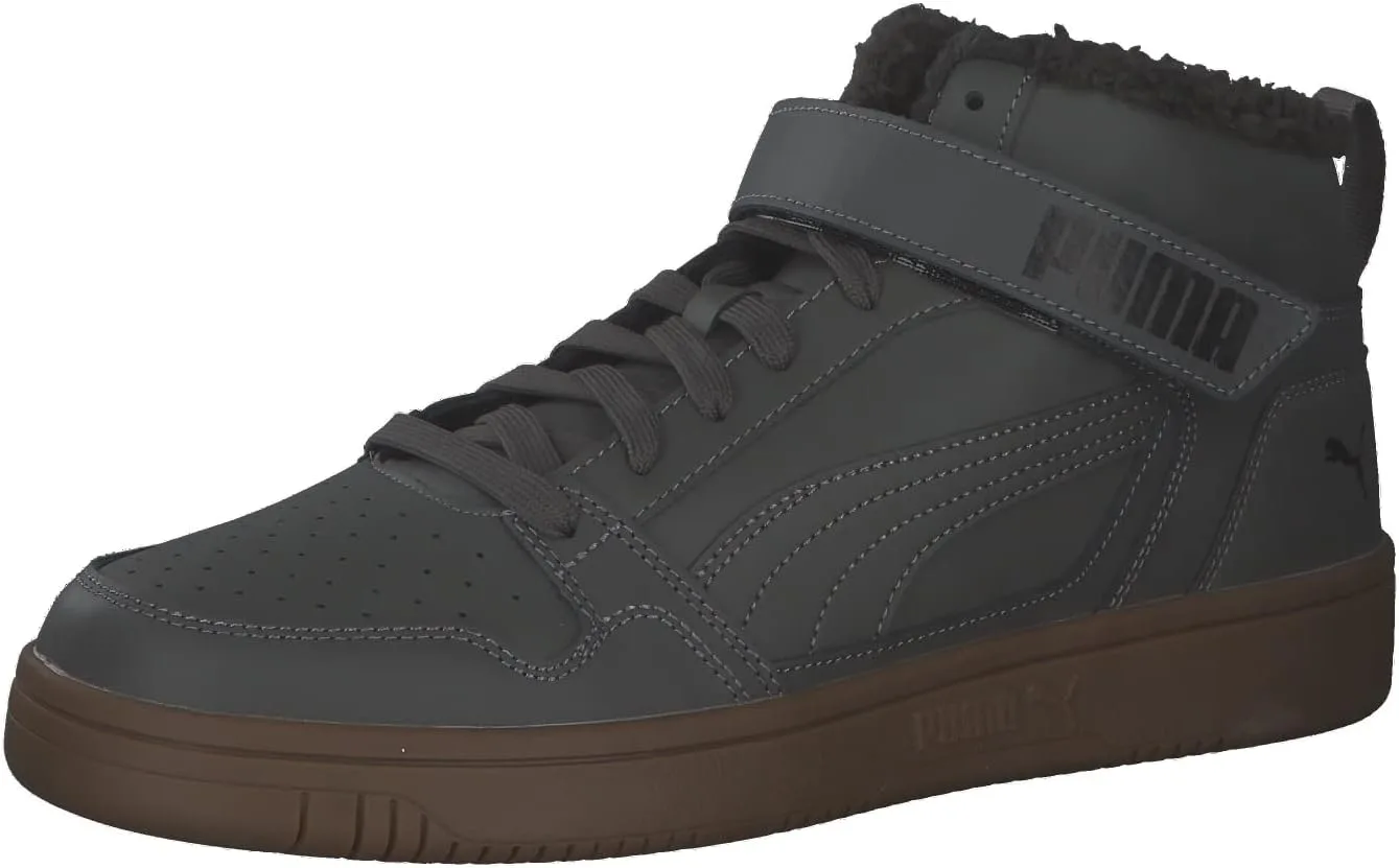 Кроссовки PUMA Unisex Rebound Mid Strap WTR, черный