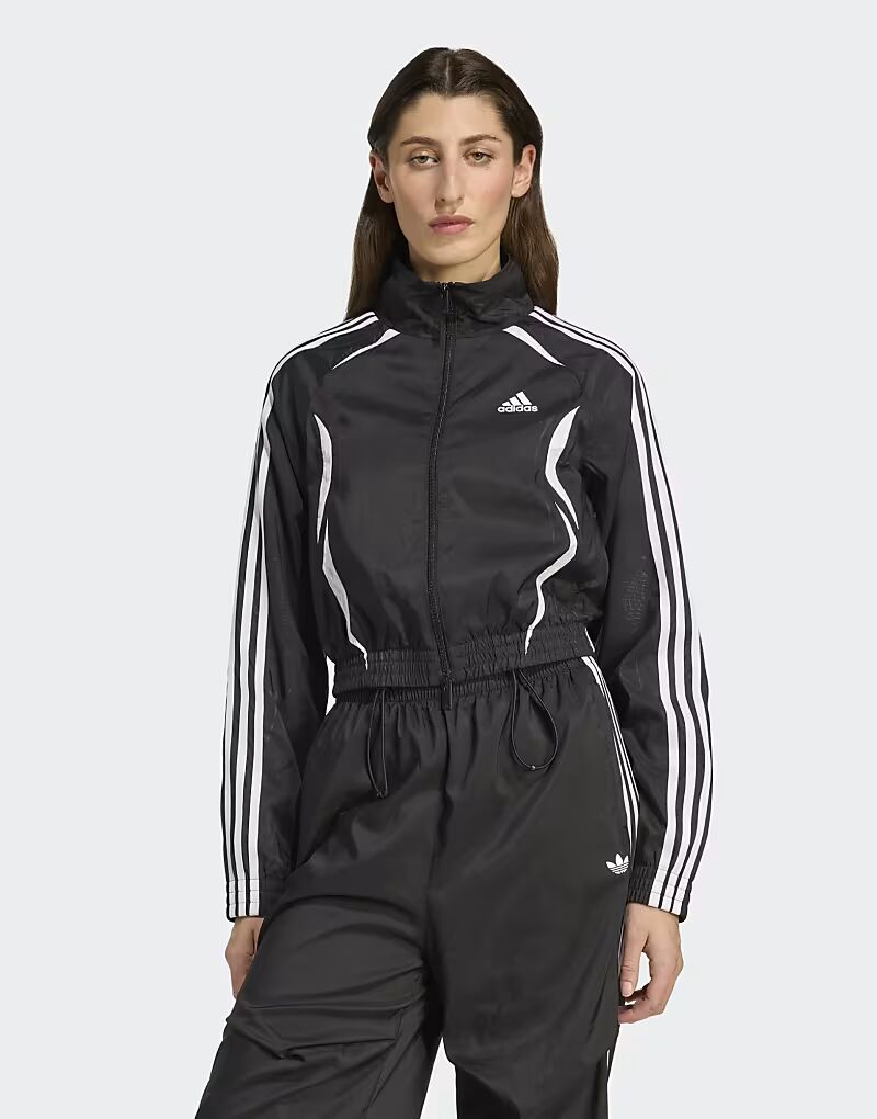 

Черная узкая спортивная футболка Adilenium Season 4 Teamgeist Adidas Originals