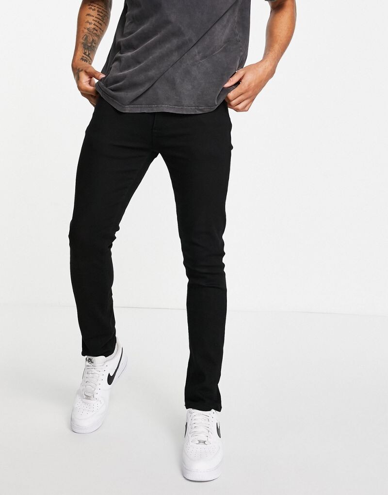 

Черные джинсы скинни River Island
