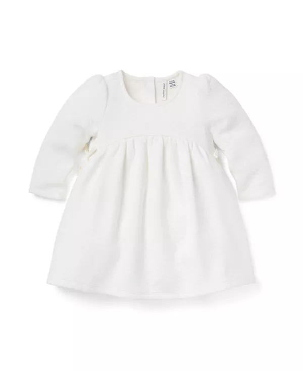 

Детское стеганое платье с цветочным принтом - для малышек Janie And Jack, белый