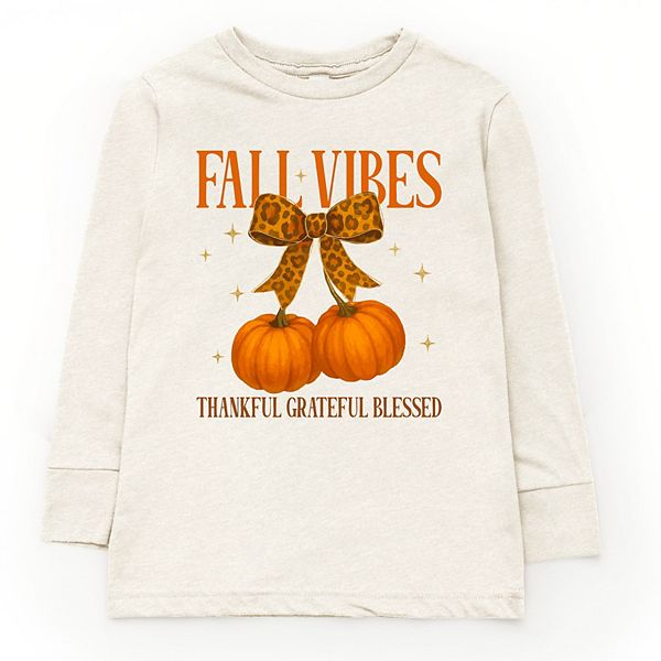 

Футболка с длинным рукавом Coquette thankful grateful blessed The Juniper Shop, Natural