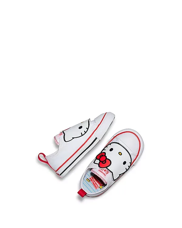 Кроссовки Chuck Taylor All Star - для малышей, детей постарше. Converse, White/White/Red — фото 3