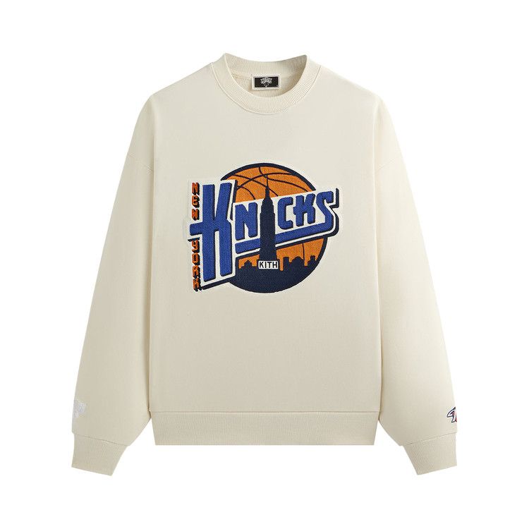 

Свитер Kith For The New York Knicks City Vintage Nelson Crewneck, Sandrift