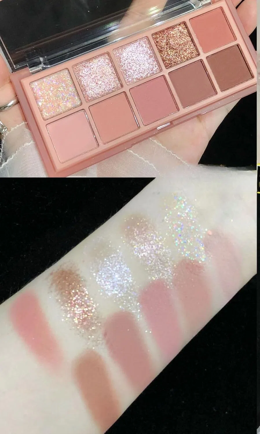 Палетка теней для век 10 цветов Cutdred Rom and Better Zan Palette #02 Mahogany Garden розовый — фото 2
