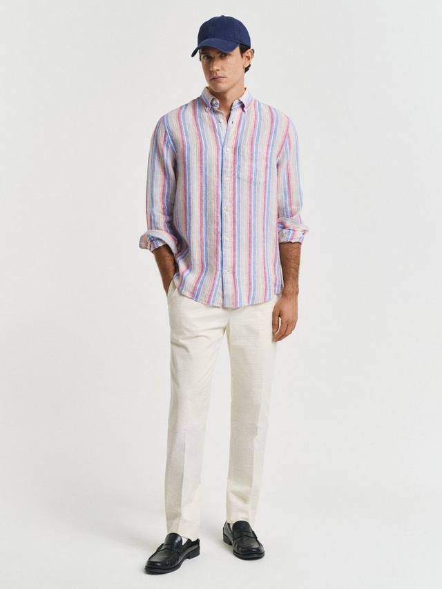 

Брюки Seersucker Slim Fit GANT, Cream