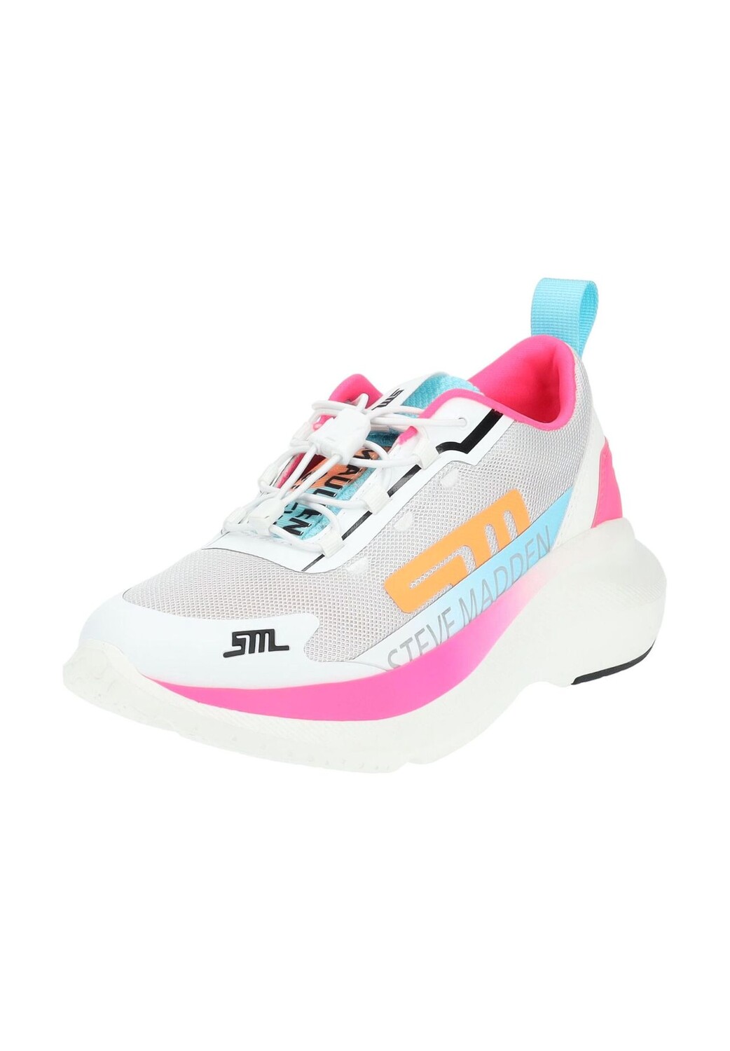 Кроссовки из искусственной кожи/сетки STEVE MADDEN, цвет Blau/pink