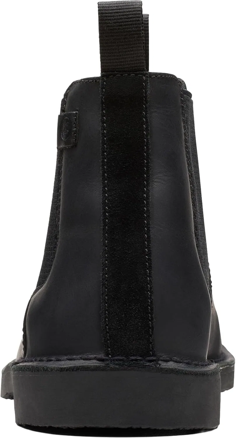 Мужские ботинки Clarks Shepton Easy Chelsea, Black Leather — фото 2