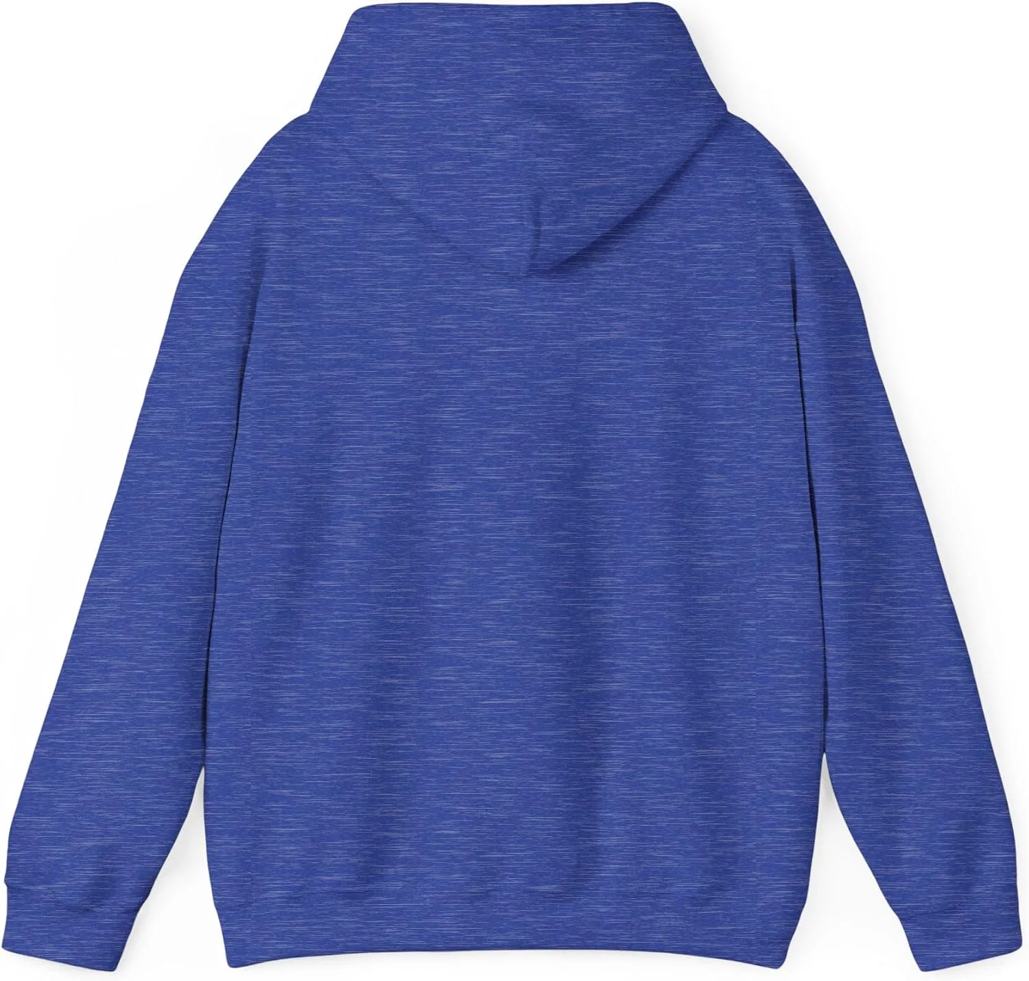 GENERIC Толстовка с капюшоном унисекс из плотной смесовой ткани Heavy Blend, Heather Sport Royal — фото 2