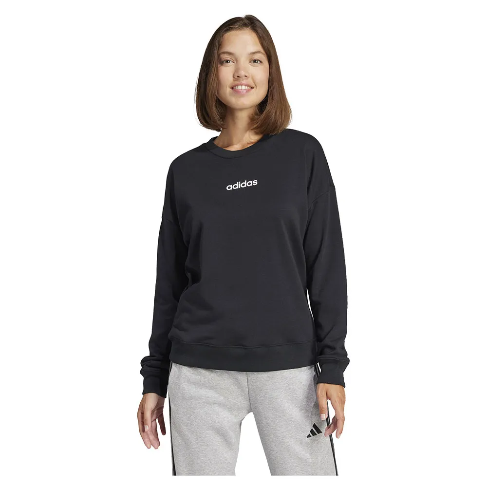 

Толстовка adidas Essentials Linear French Terry, черный