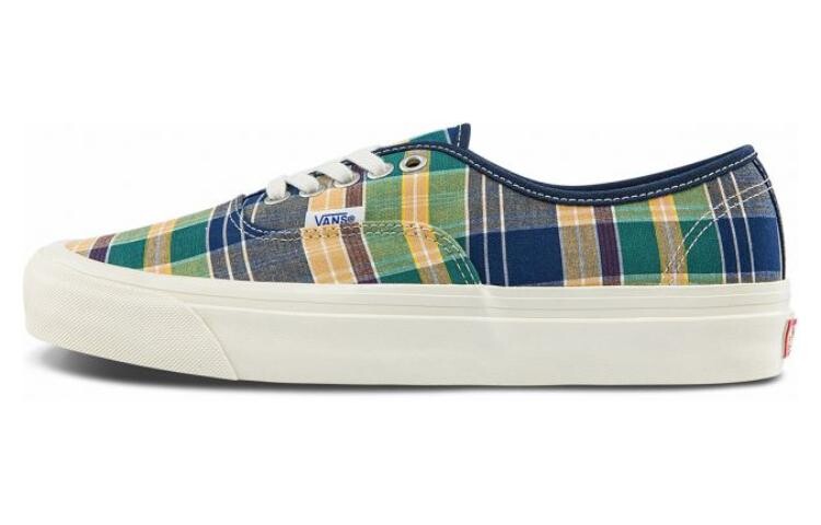 

Кроссовки Vans Style 44 Low Tops Casual Skateboarding Shoes Unisex Yellow Green Blue Plaid 'Yellow Green Blue'