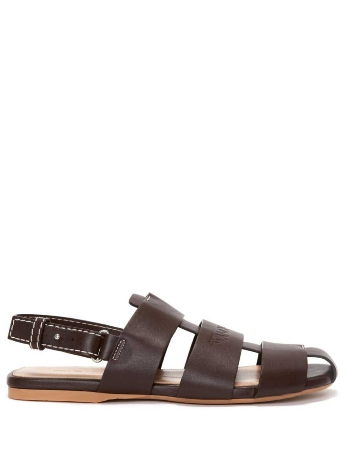 

JW Anderson сандалии с ремешками, коричневый