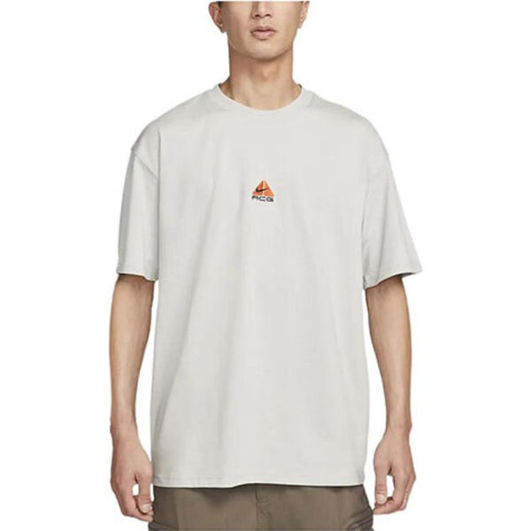 Футболка Nike ACG Fleece Round Neck T-Shirt 'White', мультиколор — фото 4