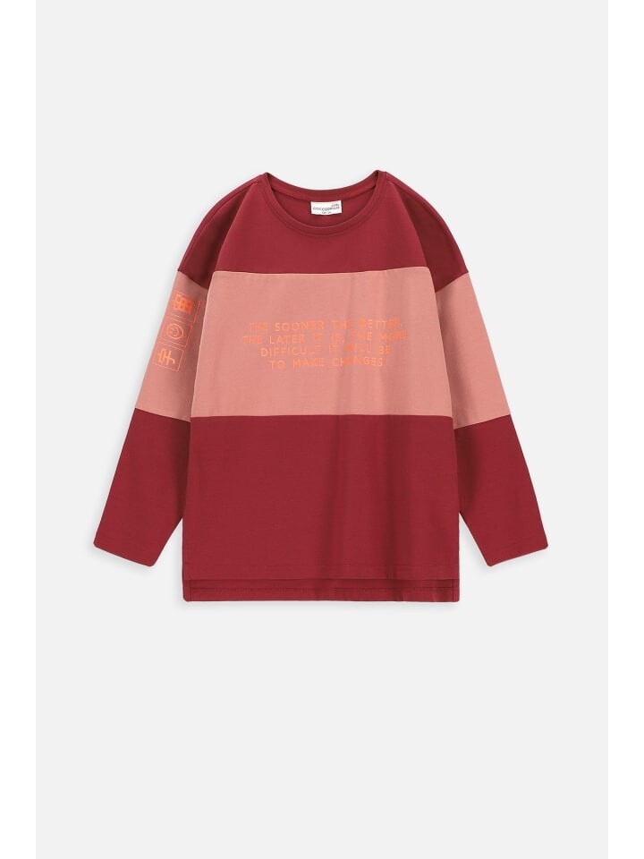 

Толстовка Coccodrillo Langärmeliges T-shirt, цвет dunkelrot