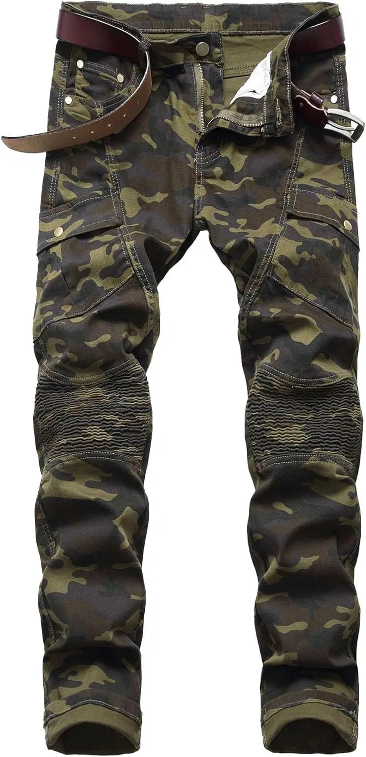 Джинсы с камуфляжным принтом, Camouflage