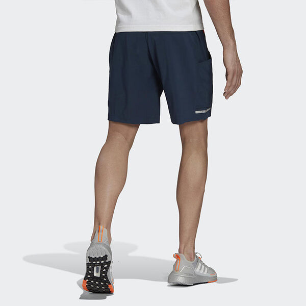 Шорты th short wv id belt sports shorts navy blue Adidas, синий — фото 3