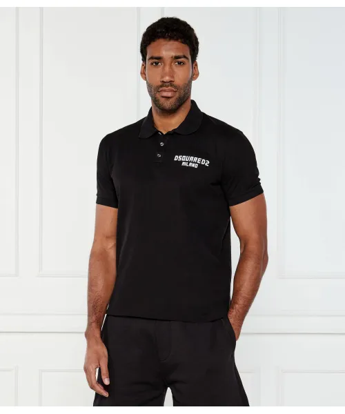 

Футболка поло Regular fit Dsquared2, черный