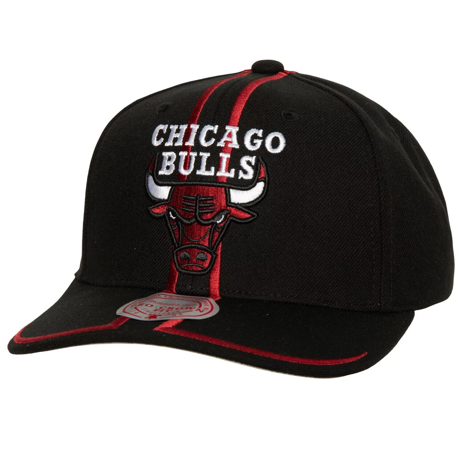 

Мужская регулируемая бейсболка Mitchell & Ness Black Chicago Bulls Hardwood Classics 1998 года, памятная регулируемая шляпа