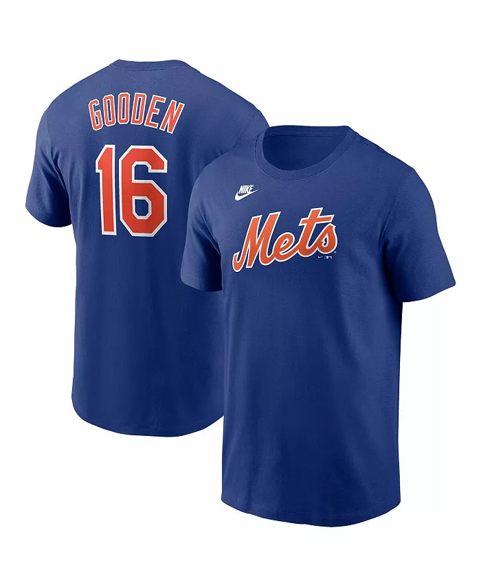 

Мужская футболка Dwight Gooden Royal New York Mets Cooperstown Collection Fuse Name Number Retirement Nike
