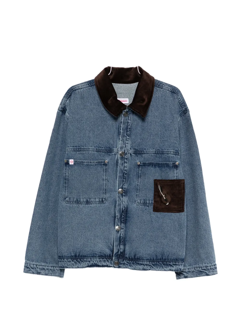 

Куртка с вельветовым воротником Charles Jeffrey Loverboy, синий