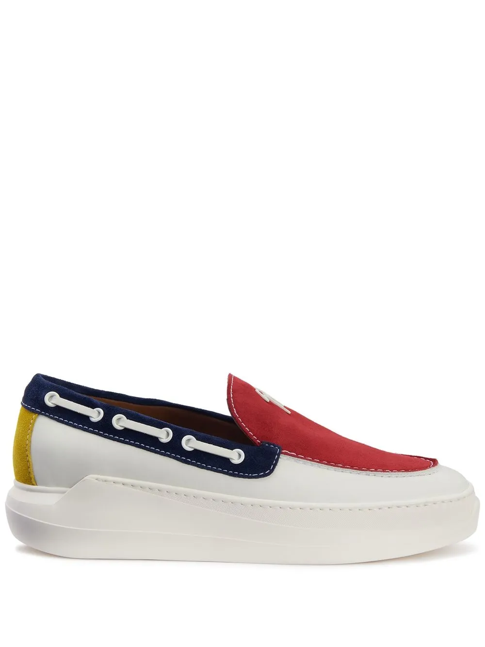 

Кроссовки Conley String в стиле колор-блок Giuseppe Zanotti, белый