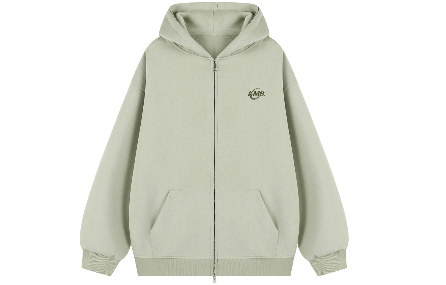 

Свитшот женский LEMANISM, серый зеленый (embroideкрасный)