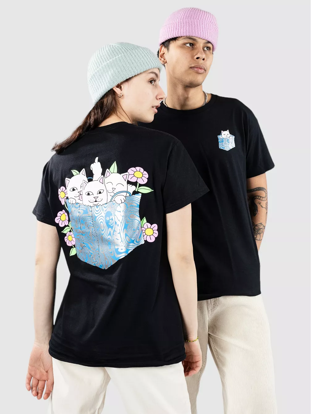 

Футболка «Мешок с котом» Ripndip, черный