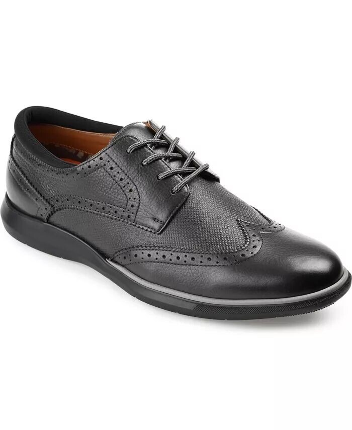 

Мужские туфли-дерби Savage Embossed Wingtip Thomas & Vine, серый