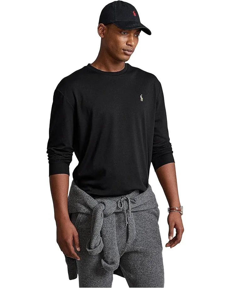Футболка Polo Ralph Lauren Classic Fit Soft Touch Long-Sleeve Tee, Polo Black